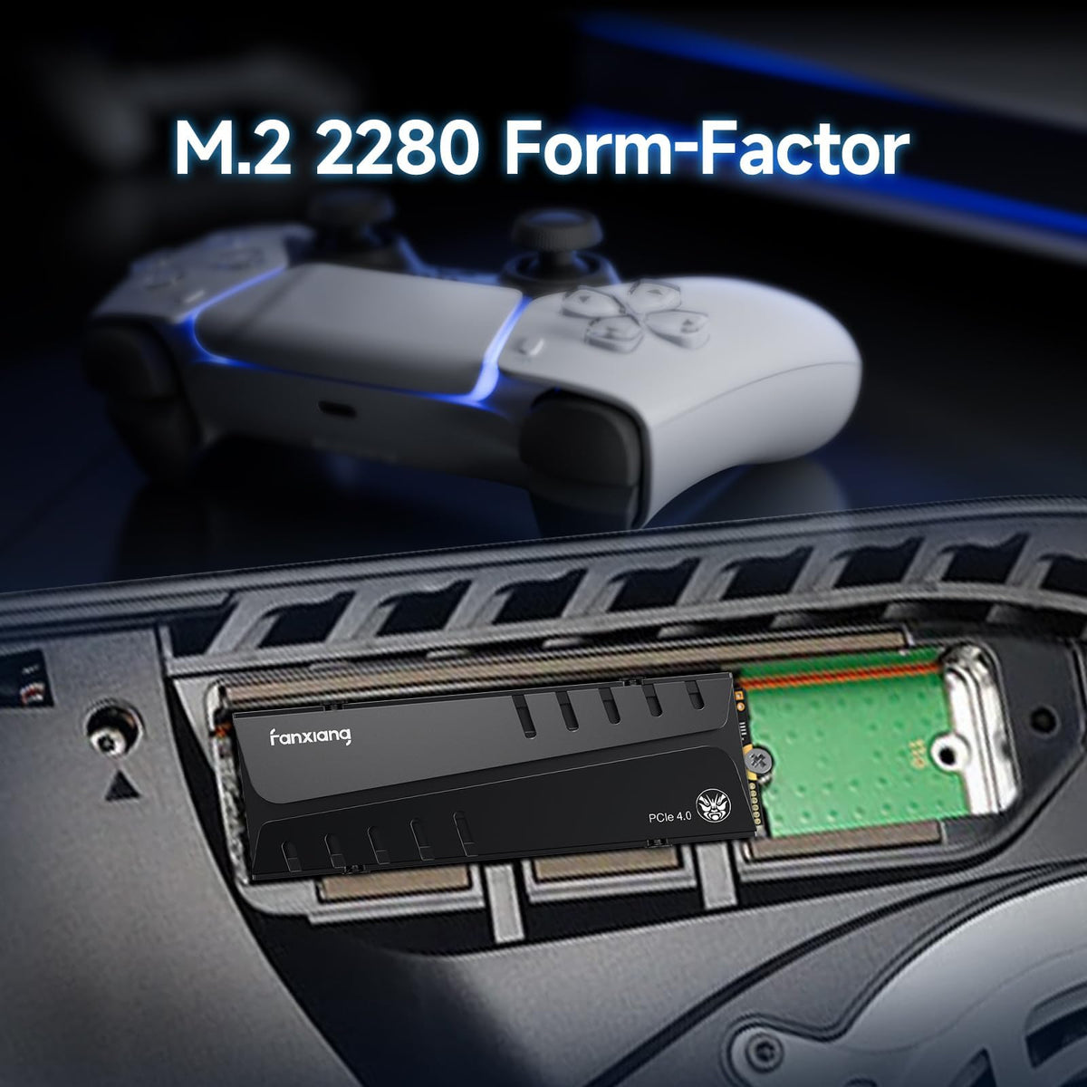 1TB NVMe M.2 SSD with Heatsink and DRAM J5161