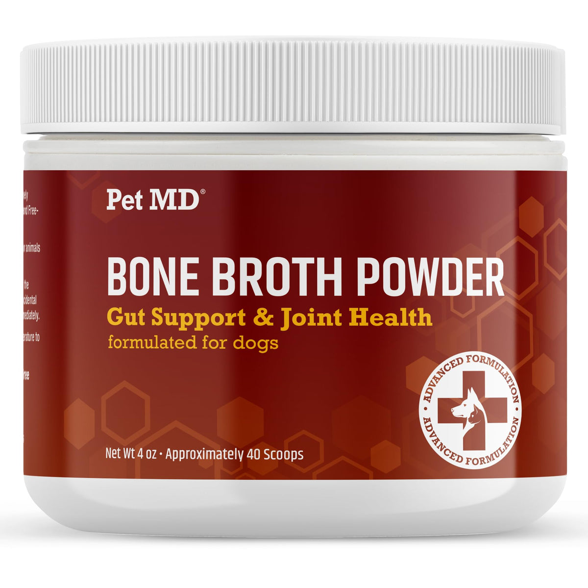 Bone Broth Powder Supplement & Peanut Butter Flavor Pill Paste B8589