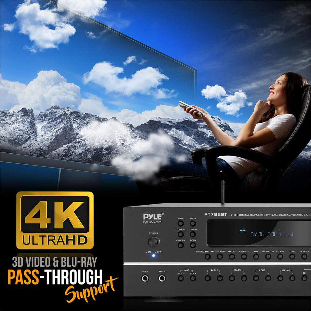 7.1-Channel Bluetooth Stereo Amplifier F7729