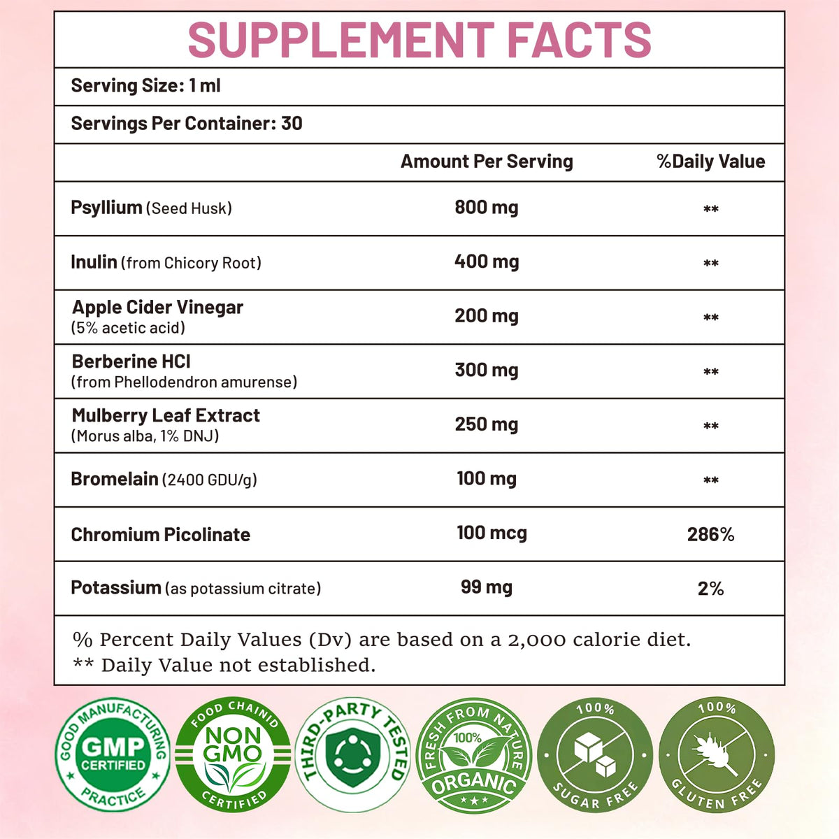 Organic Fiber Supplement A5132