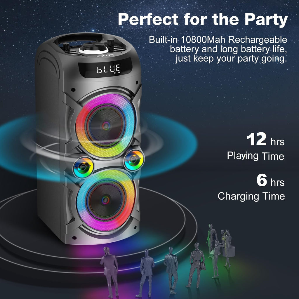 100W Portable Bluetooth Speaker F607787