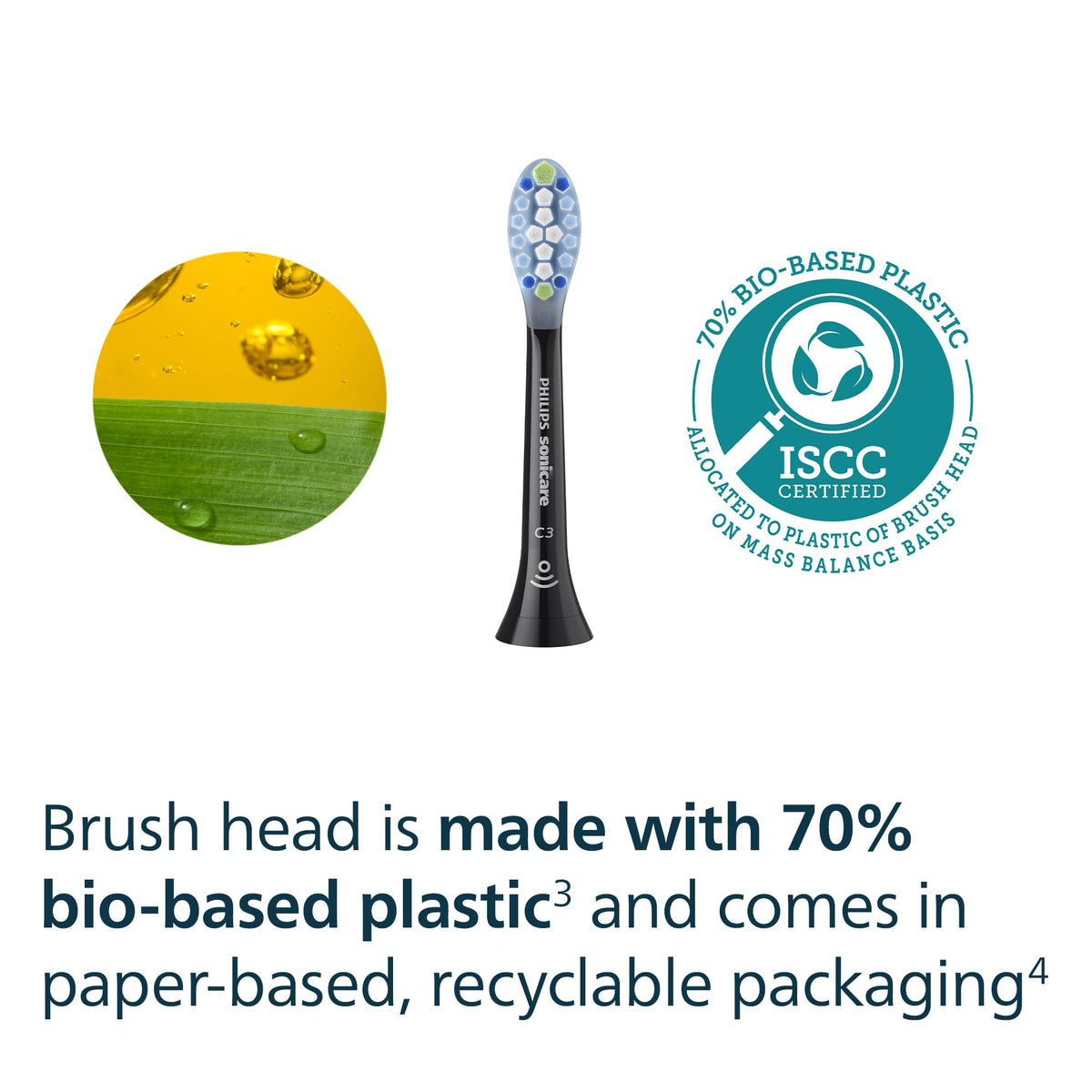 Black 2 Pack Replacement Electric Toothbrush Heads A414017