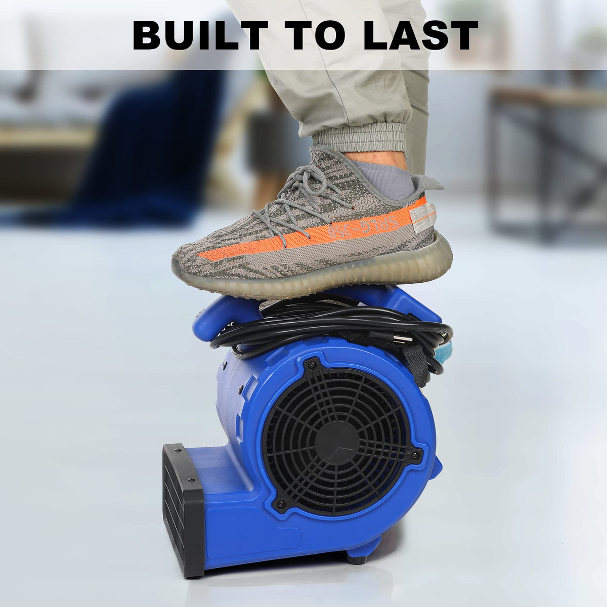 Blue 305 CFM Mini Floor Air Mover K76632
