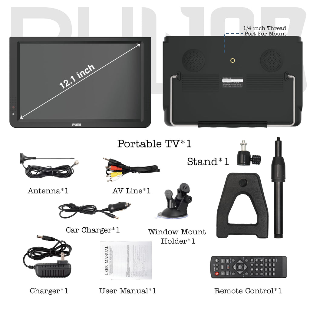 Portable Battery Powered Digital TV with Stand T890374