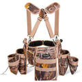 7-Piece Tool Belt Rig with 16 Pockets and Dual Hammer Loops V835908