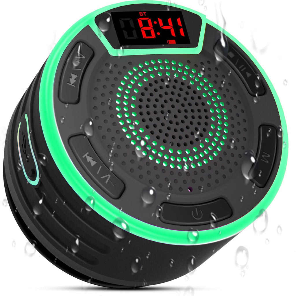 IPX7 Waterproof Portable Bluetooth Speaker with Suction Cup O592230
