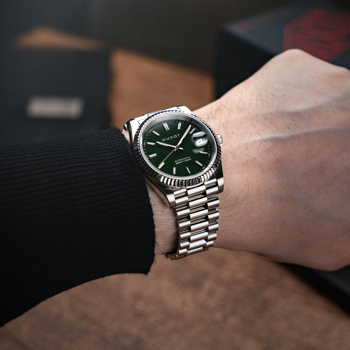 Men's 40mm Automatic Stainless Steel Watch B7865