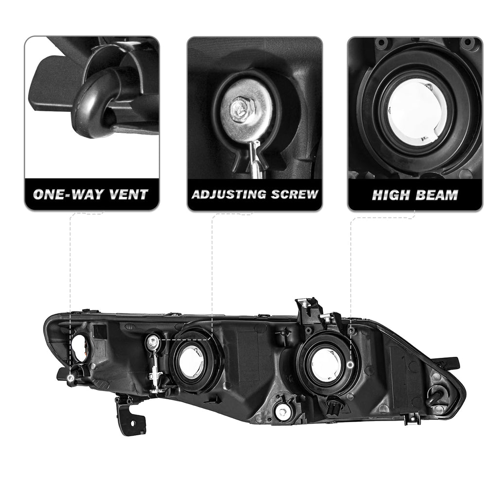 Honda Civic Sedan 4 Door Headlight Assembly L479