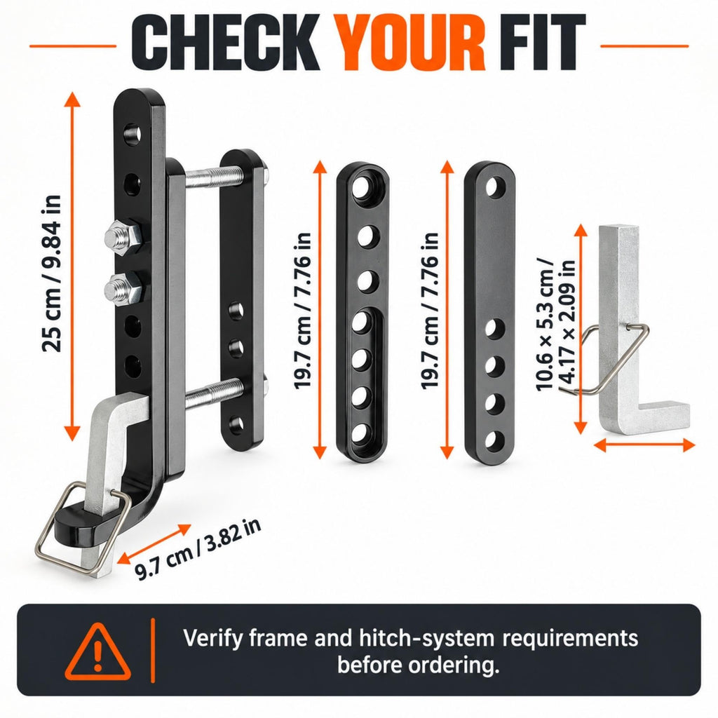 Trailer Sway Control Brackets, 2-Pack I417
