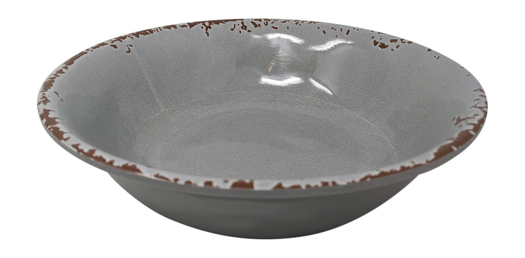 12 Piece Rustic Farmhouse Melamine Dinnerware Set J29707