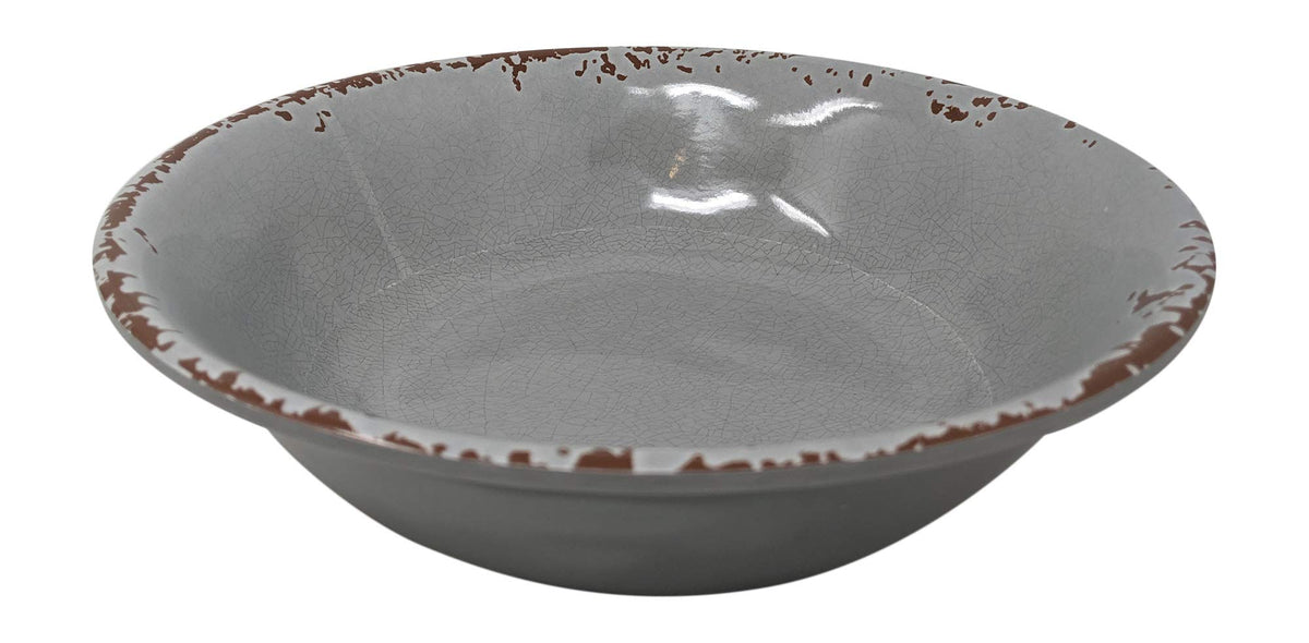 12 Piece Rustic Farmhouse Melamine Dinnerware Set J29707