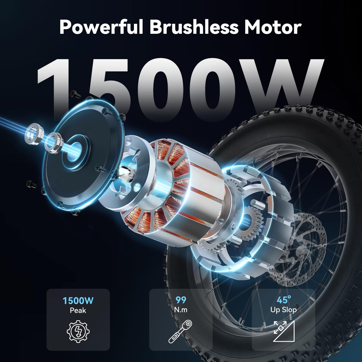 1500W Electric Bike 20'' Fat Tire C152757