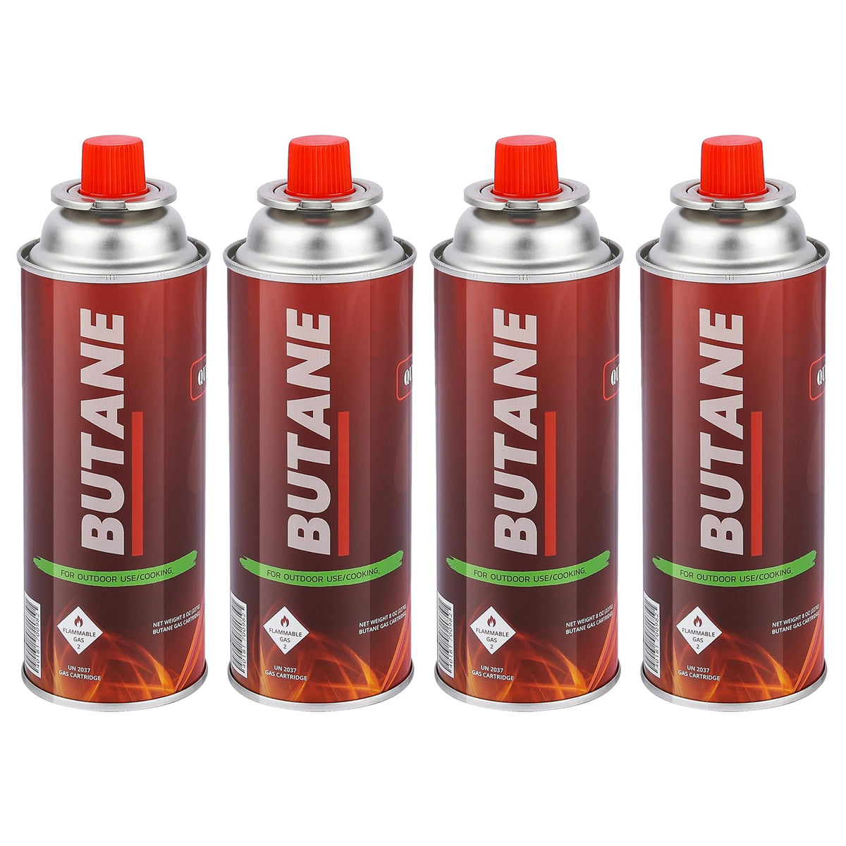 8oz Butane Fuel Canisters 4 Pack S83895