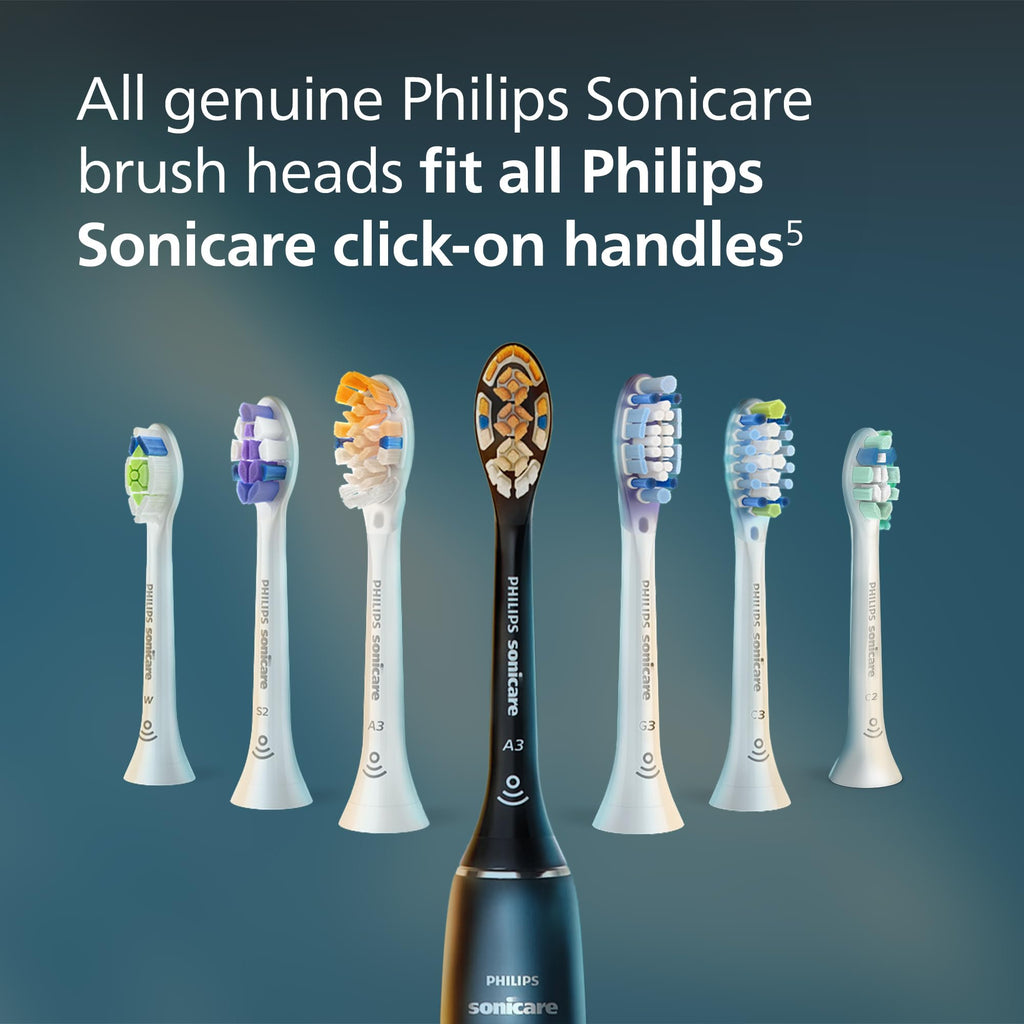 Black 2 Pack Replacement Electric Toothbrush Heads A414017