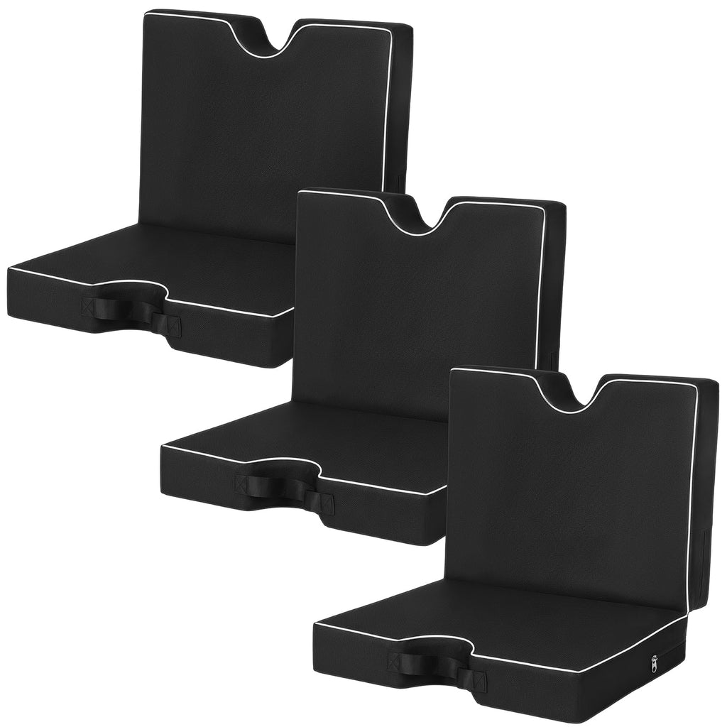 3 Pcs Portable Bleacher Chair Cushions with Handle S23068