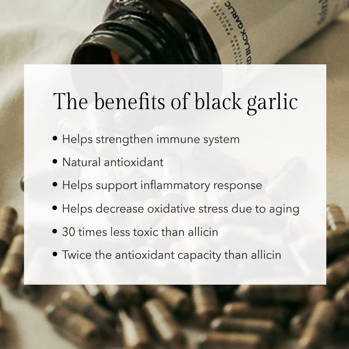Black Garlic 60 Capsules V109