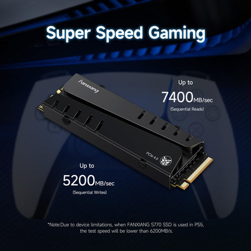 1TB NVMe M.2 SSD with Heatsink and DRAM J5161