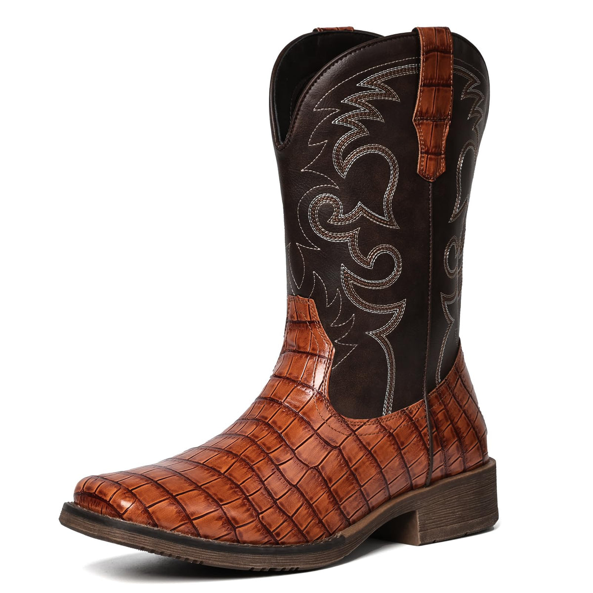 Cowboy Boots for Men Caiman Tail Print Y652910