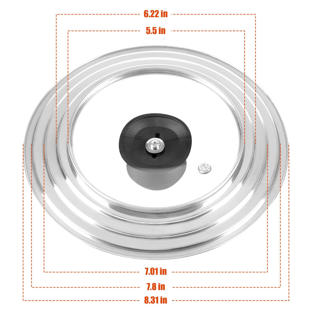 Tempered Glass Cookware Lids T844