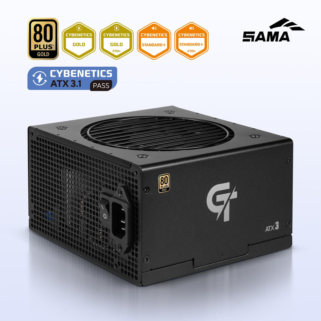 750W Fully Modular ATX 3.1 Power Supply Black E604827