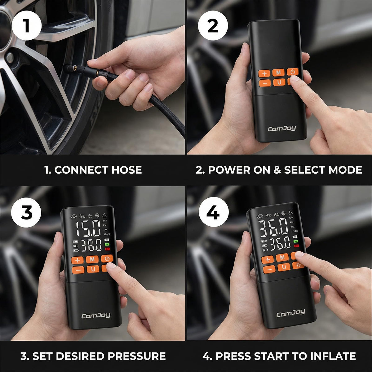 Cordless Portable Air Compressor W563