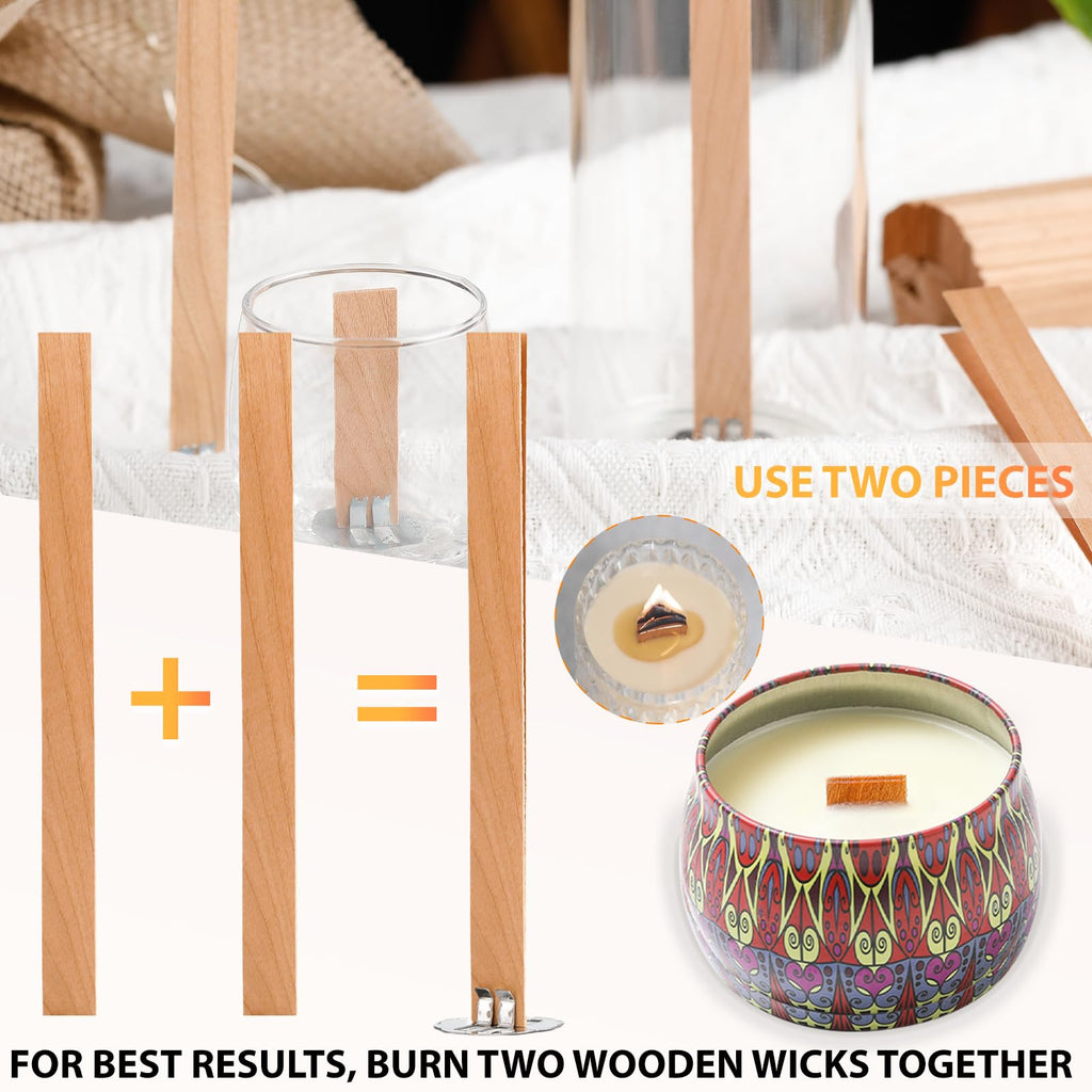 Cherry Wood Candle Wicks 100 PCS Y800