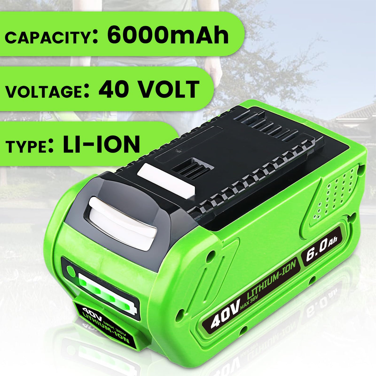 6000mAh Lithium Battery Replacement P6665