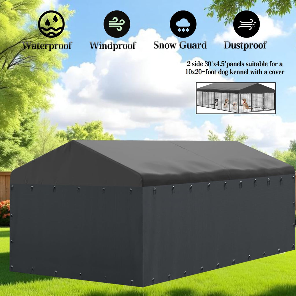600D Waterproof Oxford Fabric Kennel Cover with Storage Bag U466