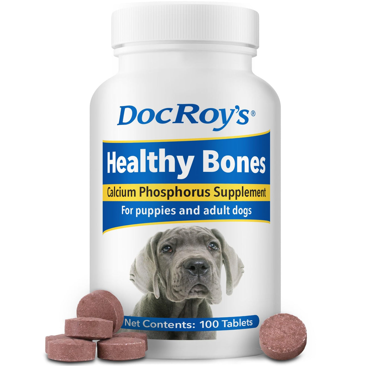 Calcium & Phosphorus Chews for Dogs & Cats, 100ct H7138