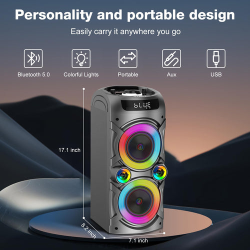 100W Portable Bluetooth Speaker F607787