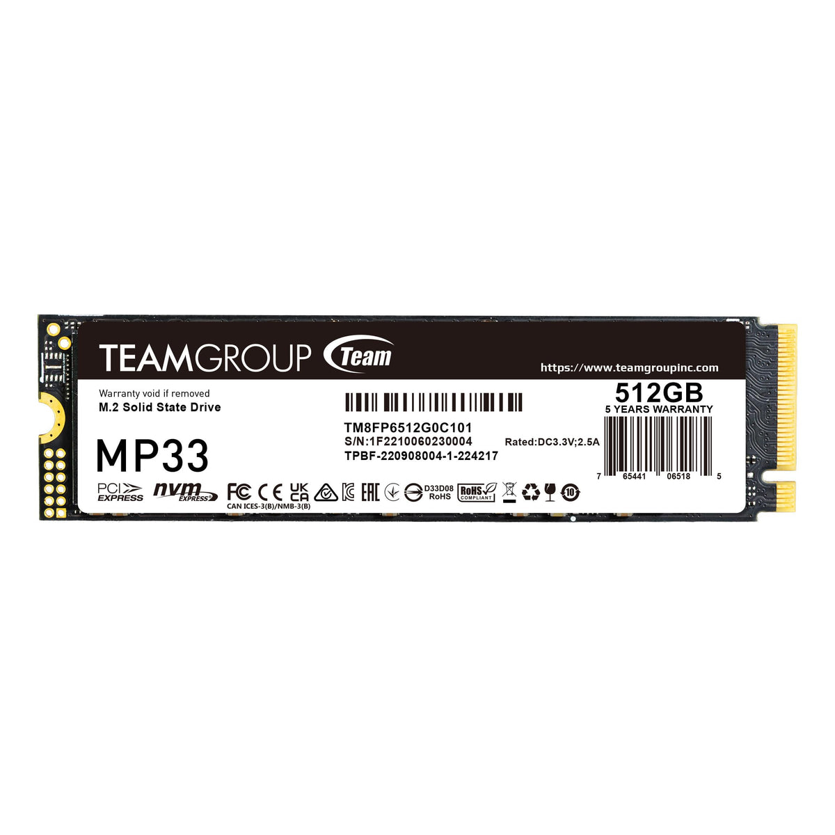 512GB NVMe PCIe Gen3x4 M.2 2280 Internal SSD Q281