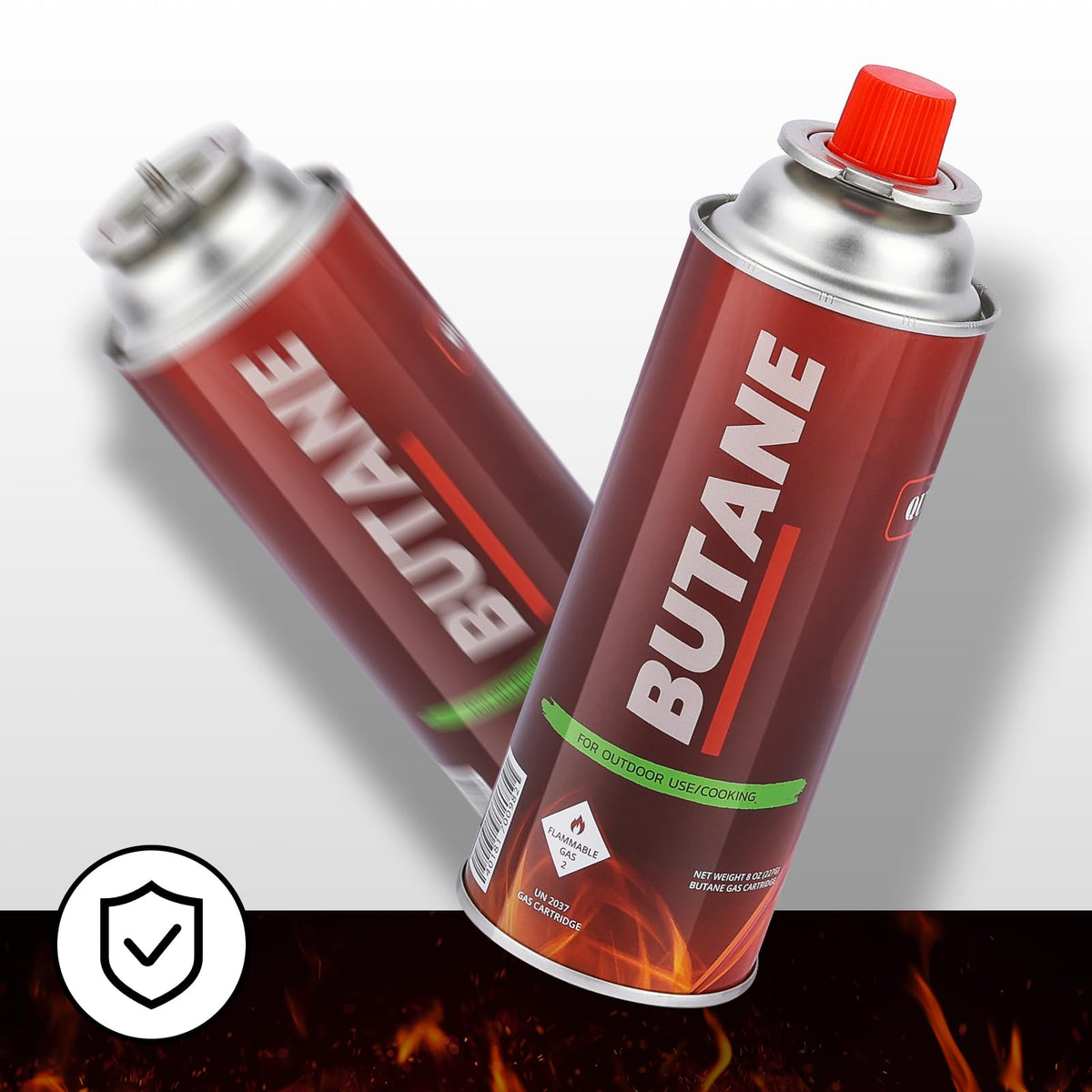 8oz Butane Fuel Canisters 4 Pack S83895
