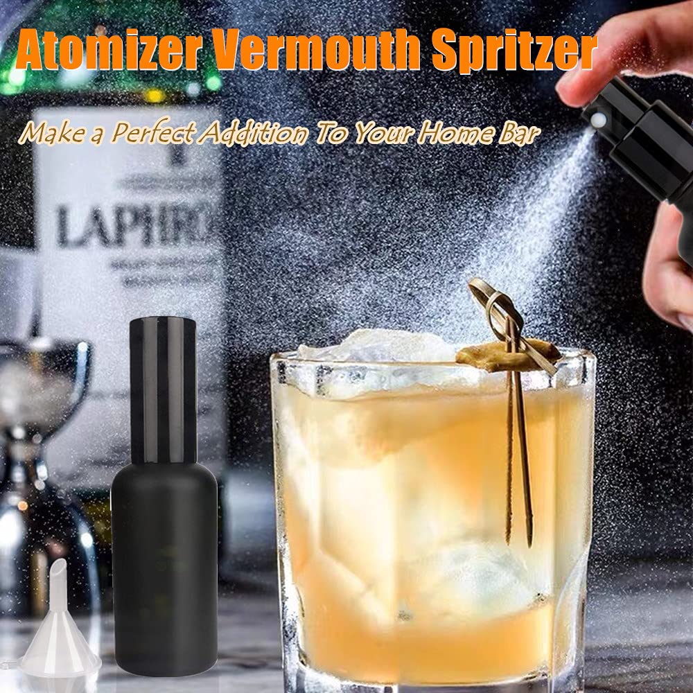 Cocktail Atomizer Sprayer 1.7OZ 50ml Black A382