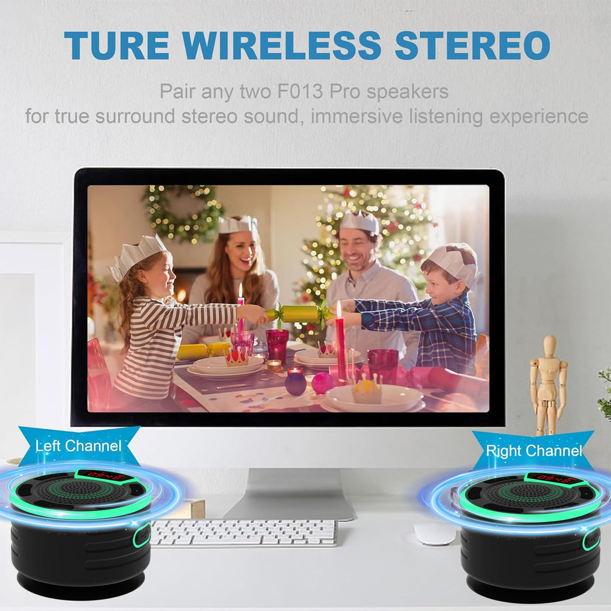 IPX7 Waterproof Portable Bluetooth Speaker with Suction Cup O592230