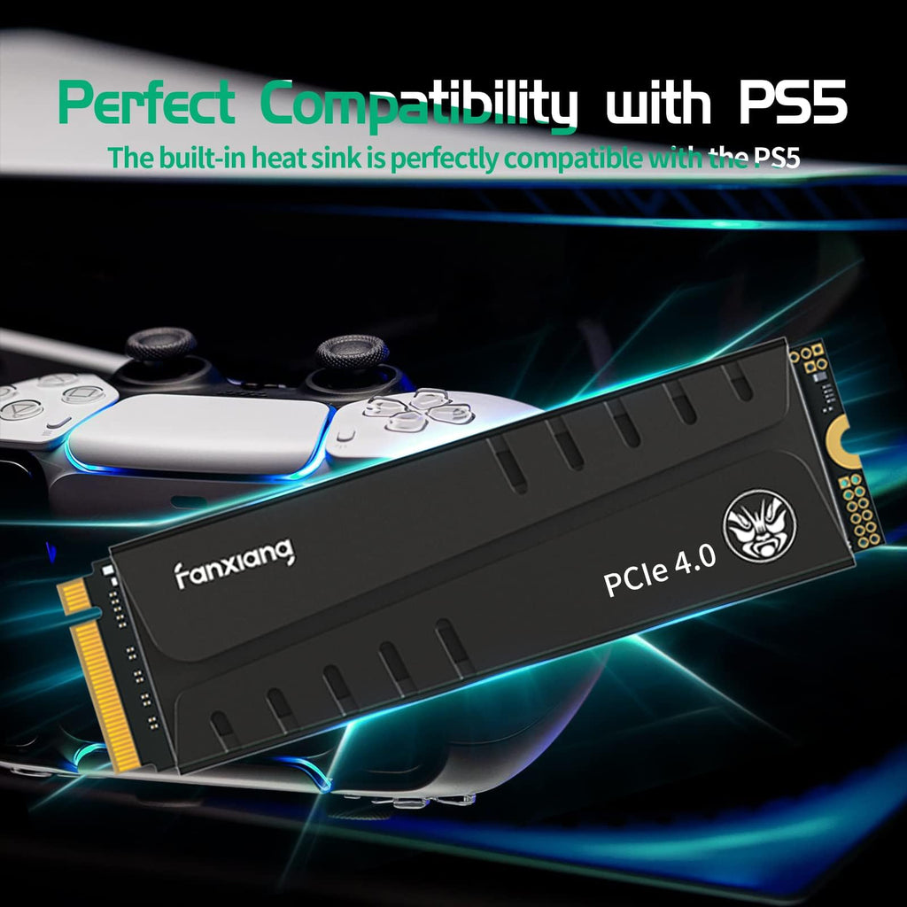 1TB NVMe M.2 SSD with Heatsink and DRAM J5161