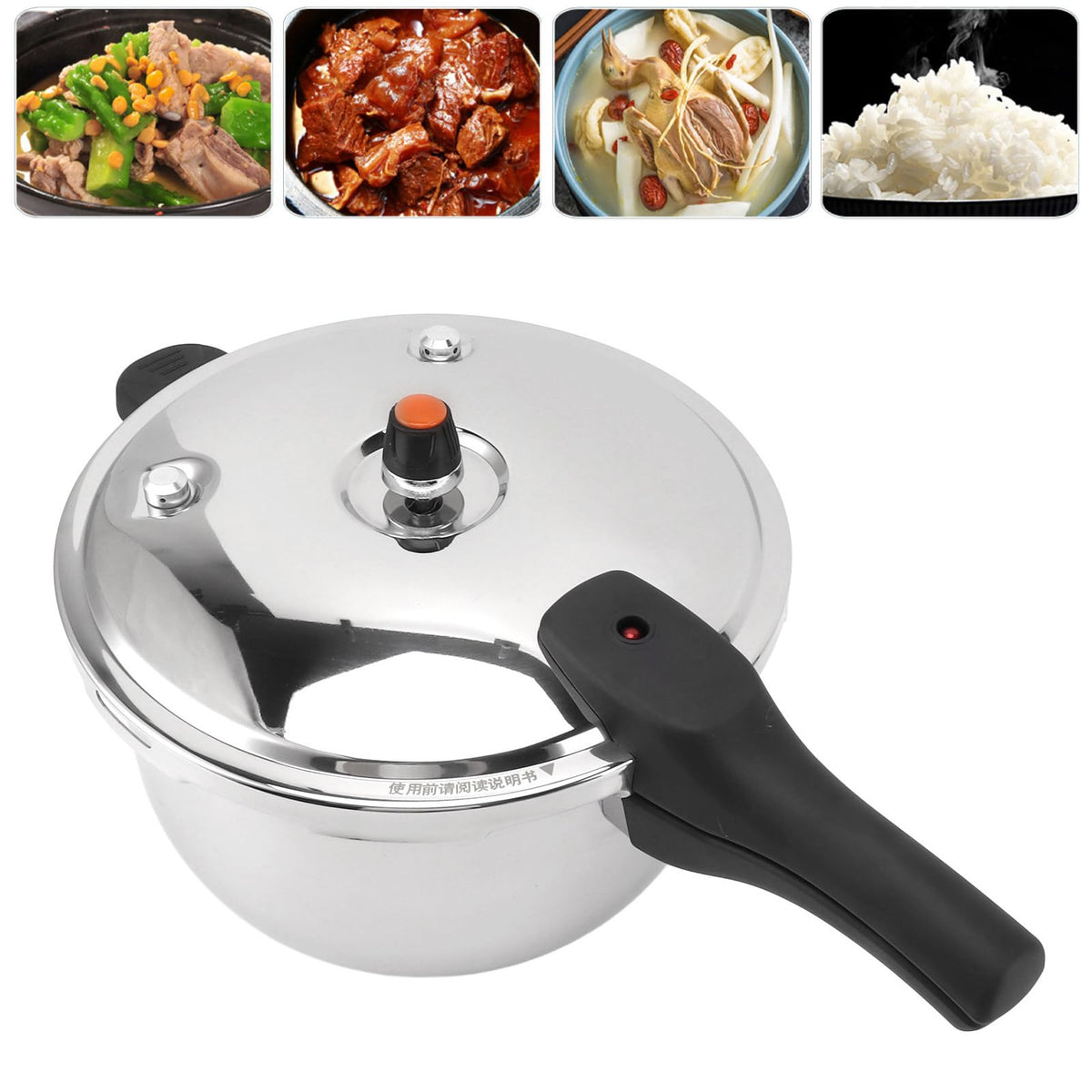Stainless Steel Induction Pressure Canner 3L Y14775