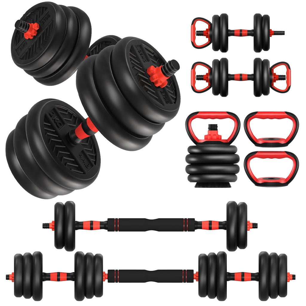 Adjustable Dumbbells Free Weight Set with Connector X7216