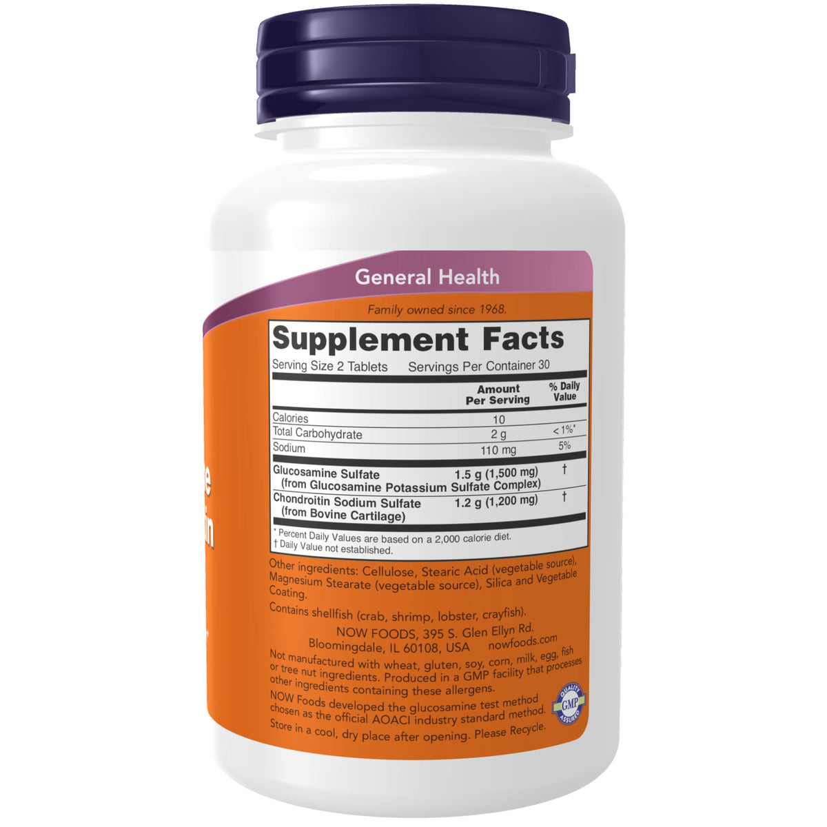 Glucosamine & Chondroitin 60 Tabs X694483