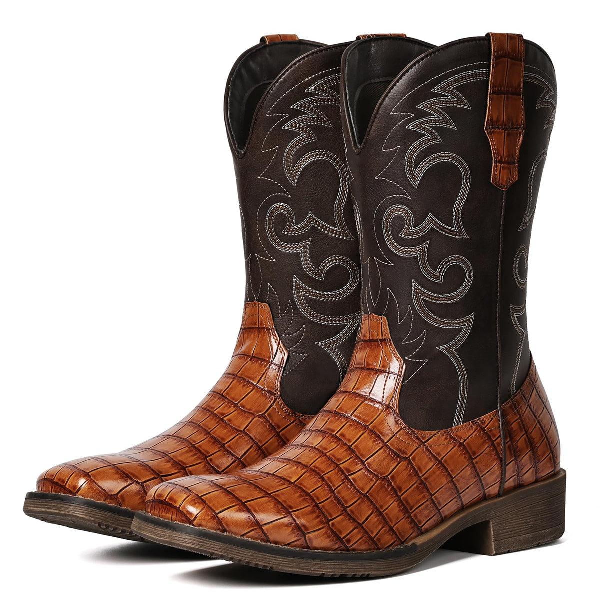 Cowboy Boots for Men Caiman Tail Print Y652910
