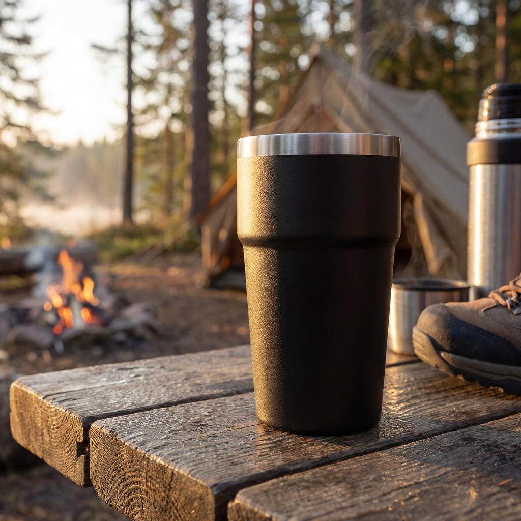 16oz Stainless Steel Insulated Tumbler with Lid X389002