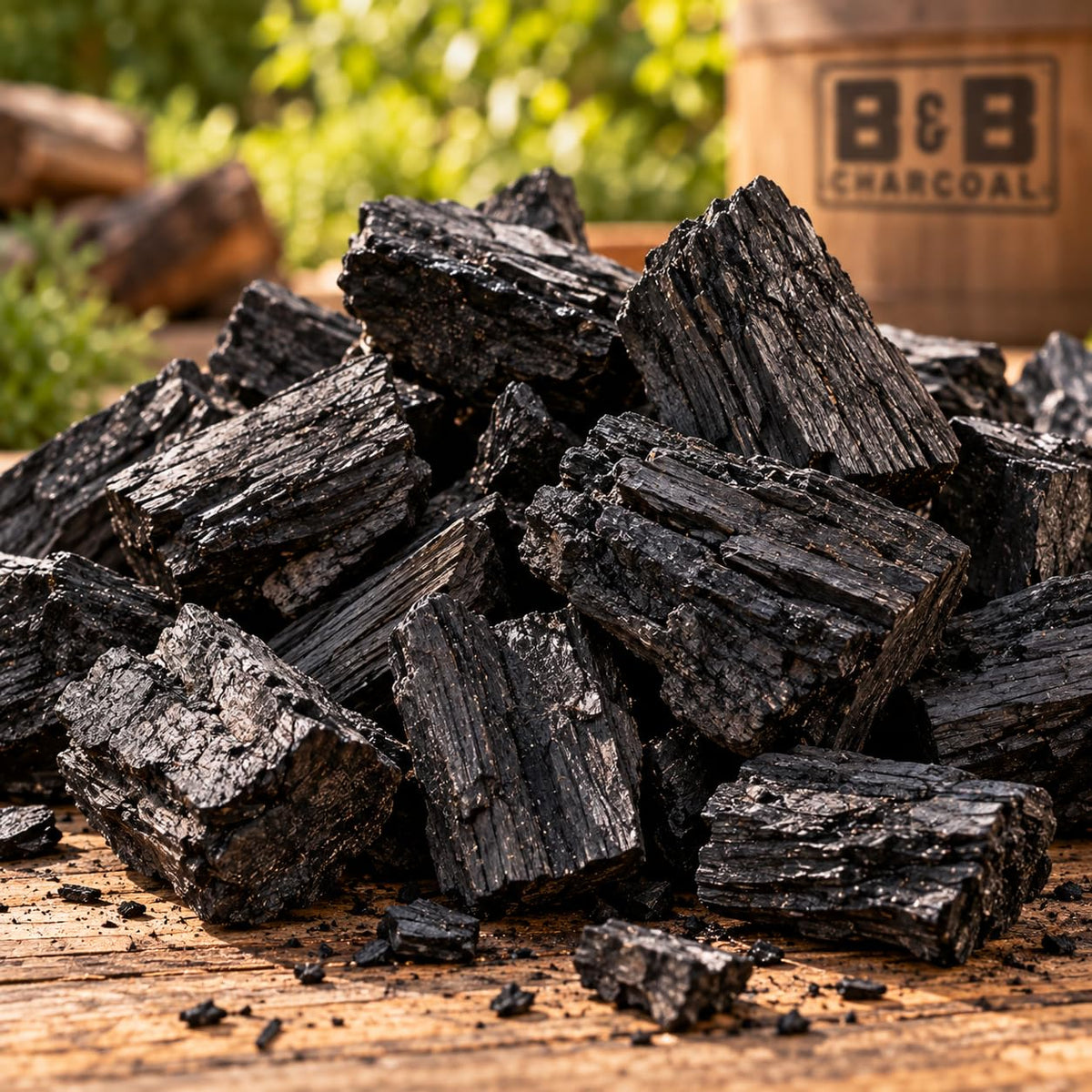 Oak Lump Charcoal 10 lb Bags 2 Pack C68287