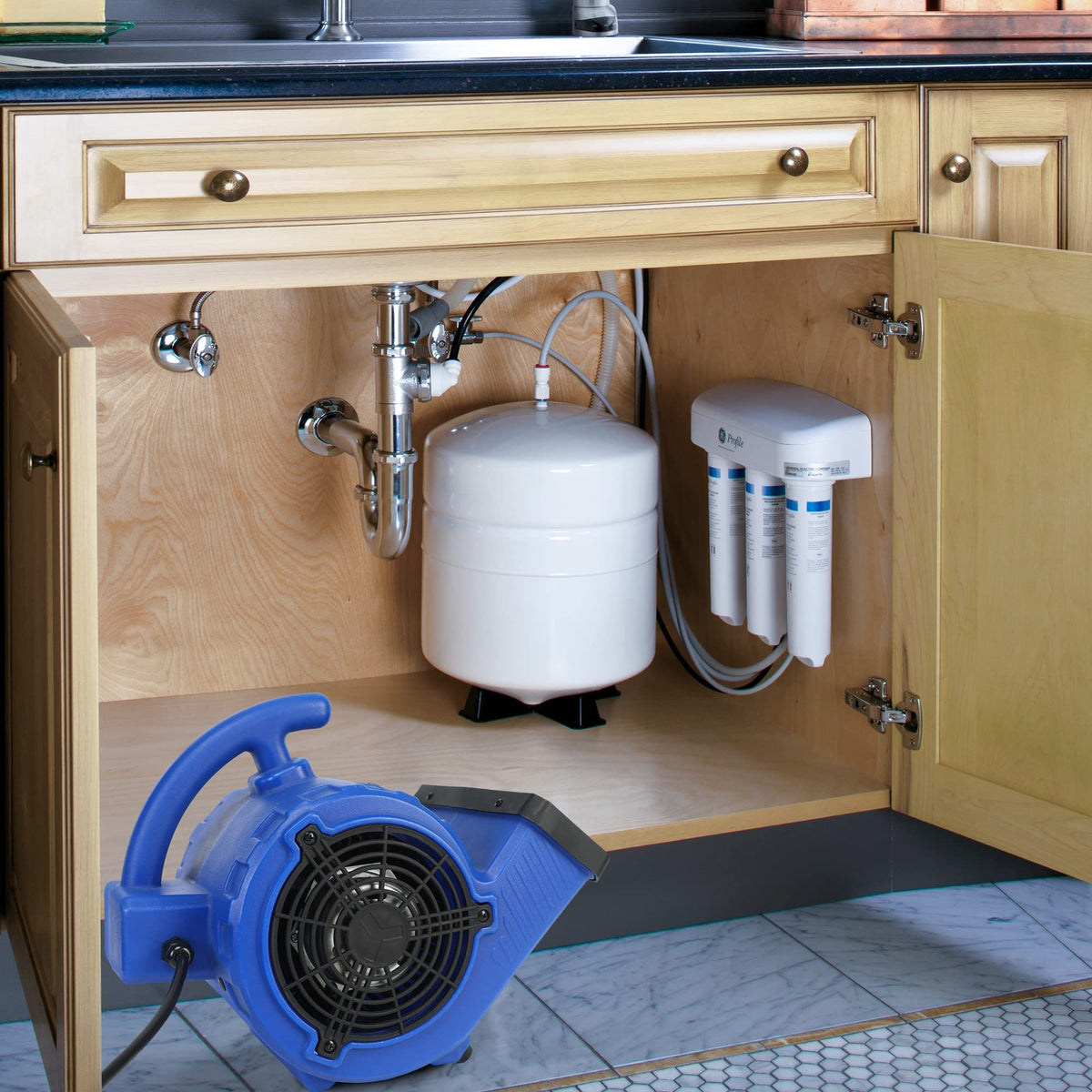 Blue 305 CFM Mini Floor Air Mover K76632