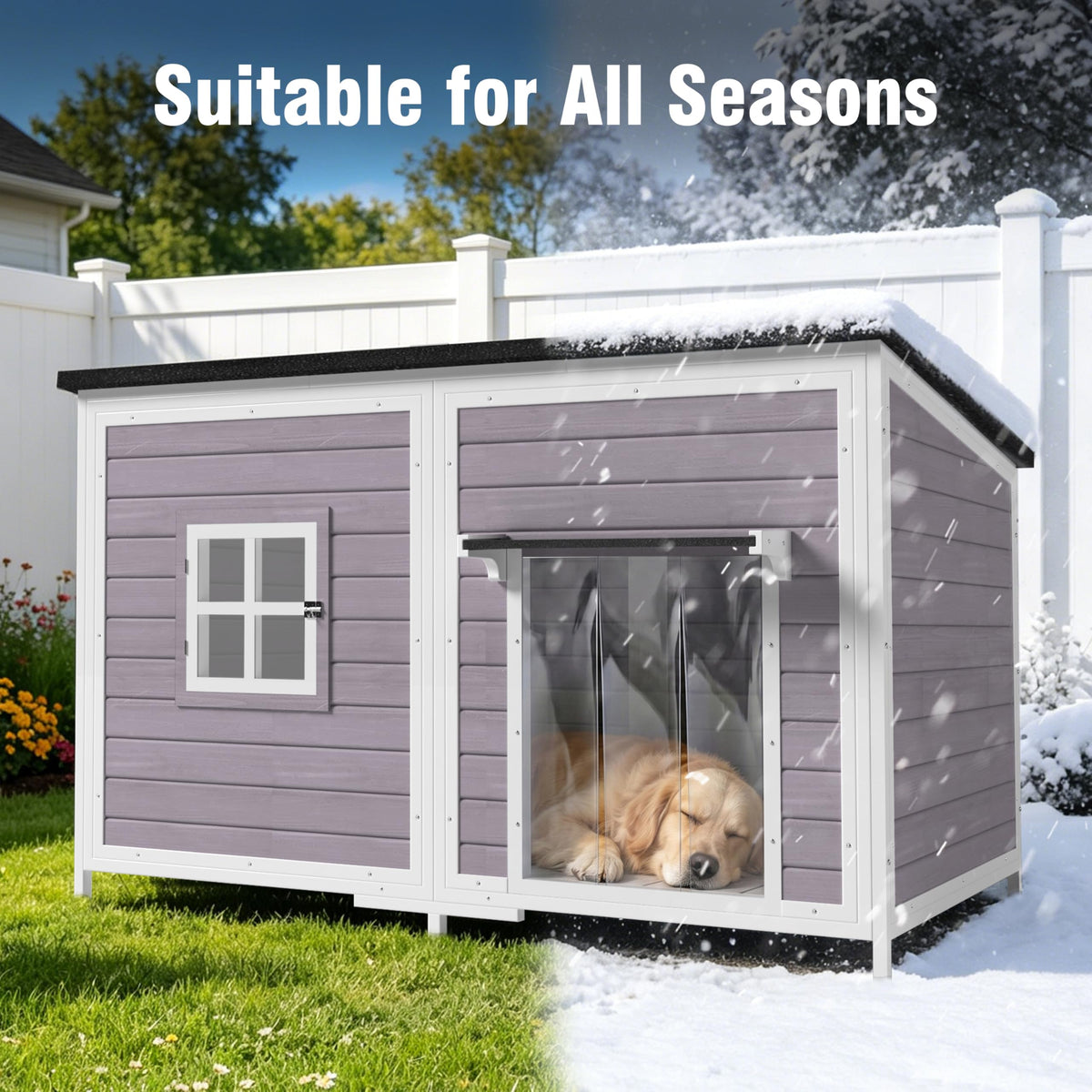 59" Insulated Extra Large Dog House R276