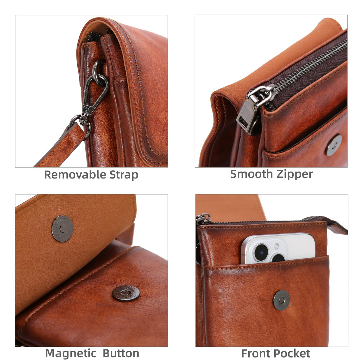 Rfid Blocking Small Crossbody Bag Z4224