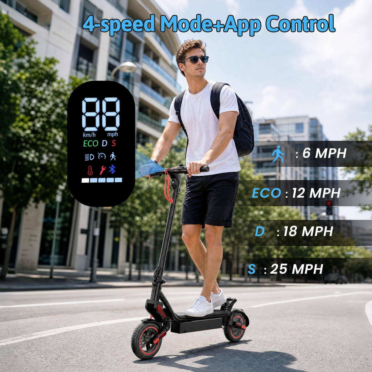 500W Electric Scooter with 10" Tires N8821