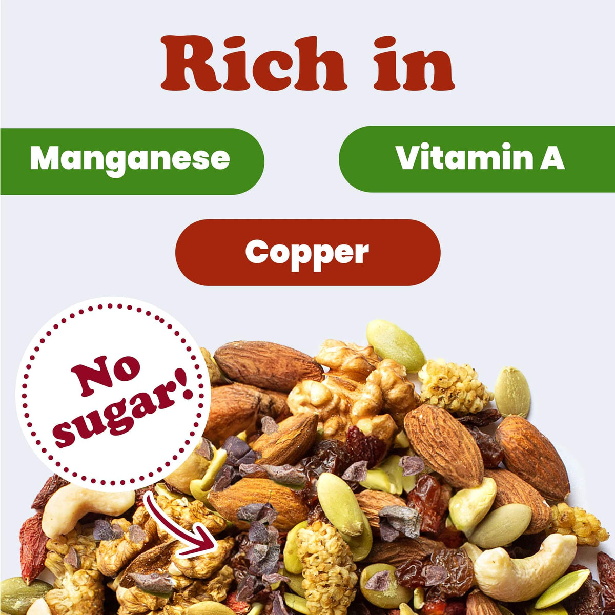 Organic Raw Snack Mix, 8 Ounces I675389