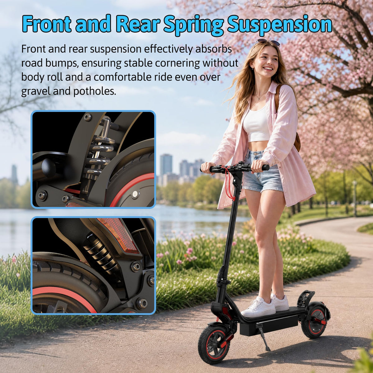500W Electric Scooter with 10" Tires N8821