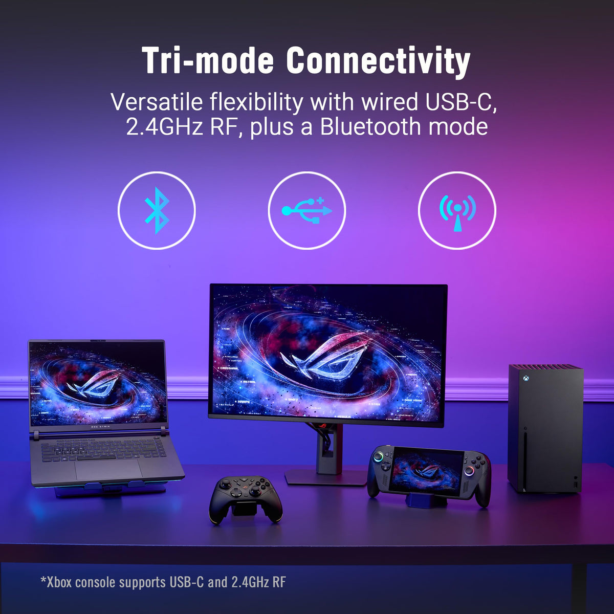 Black Wireless Gaming Controller H378