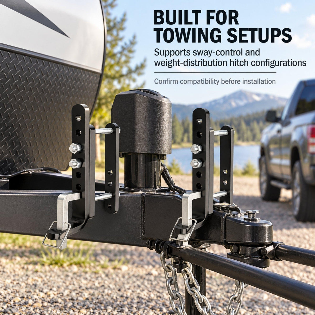Trailer Sway Control Brackets, 2-Pack I417