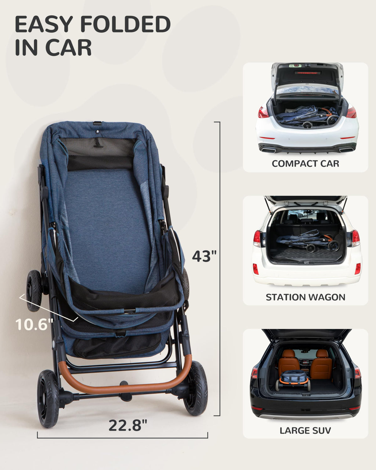 Large & Medium Dog Stroller R631145